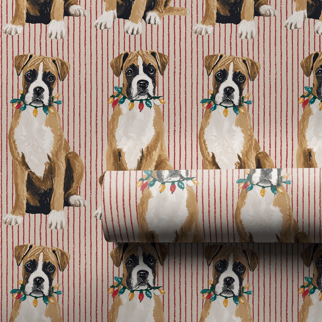 Merry & Bright Boxers - Wrapping Paper - Aspen & Arlo