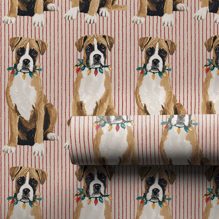 Merry & Bright Boxers - Wrapping Paper - Aspen & Arlo