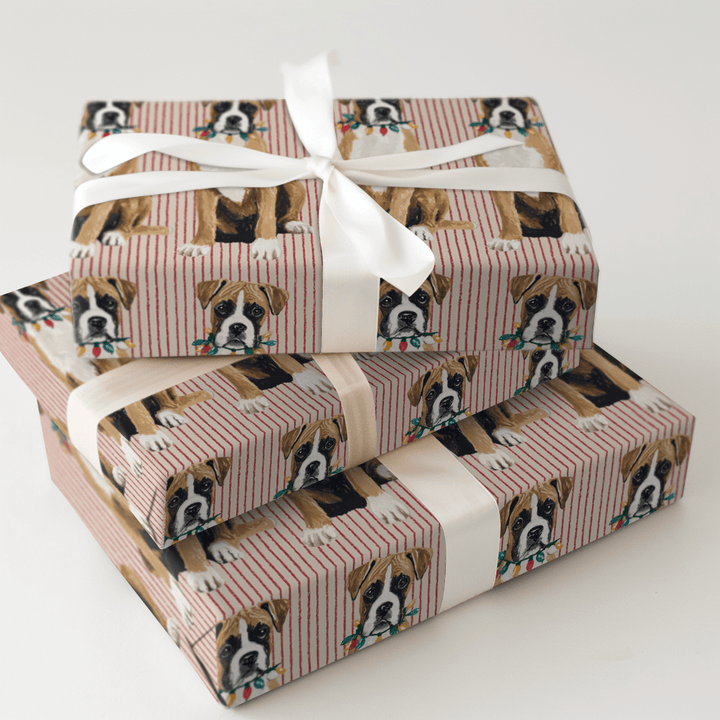 Merry & Bright Boxers - Wrapping Paper - Aspen & Arlo