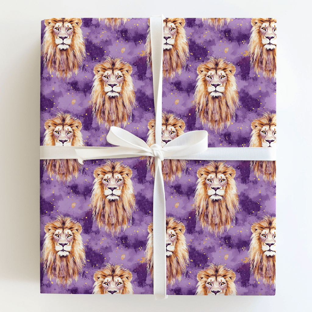 Lion Luxe - Wrapping Paper - Aspen & Arlo