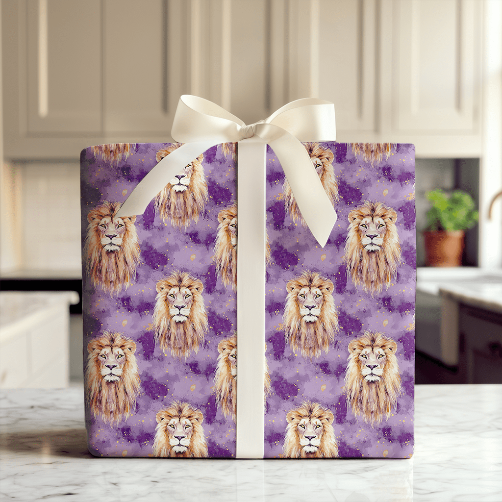 Lion Luxe - Wrapping Paper - Aspen & Arlo