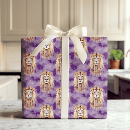 Lion Luxe - Wrapping Paper - Aspen & Arlo