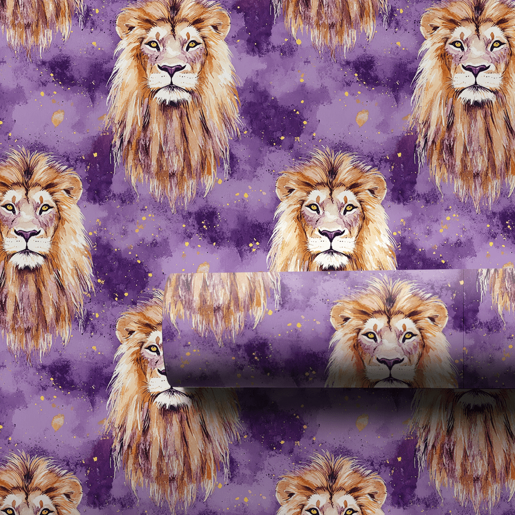 Lion Luxe - Wrapping Paper - Aspen & Arlo