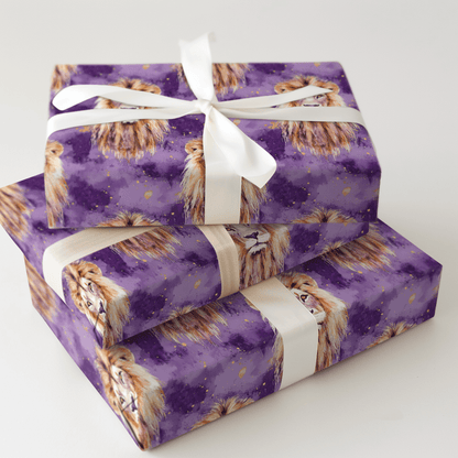 Lion Luxe - Wrapping Paper - Aspen & Arlo