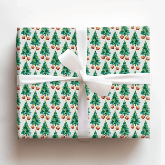 Evergreen Hoops - Wrapping Paper - Aspen & Arlo