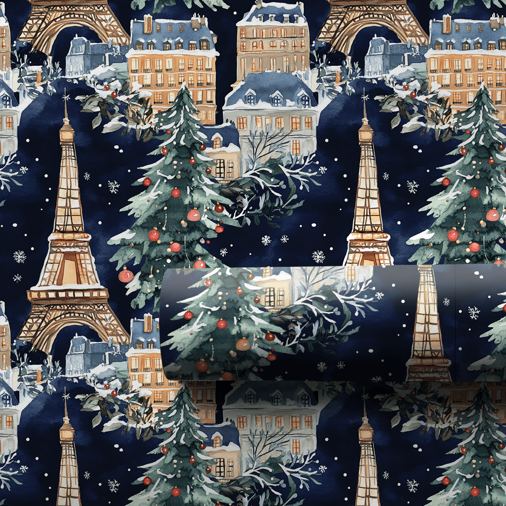 Parisian Frost - Wrapping Paper - Aspen & Arlo