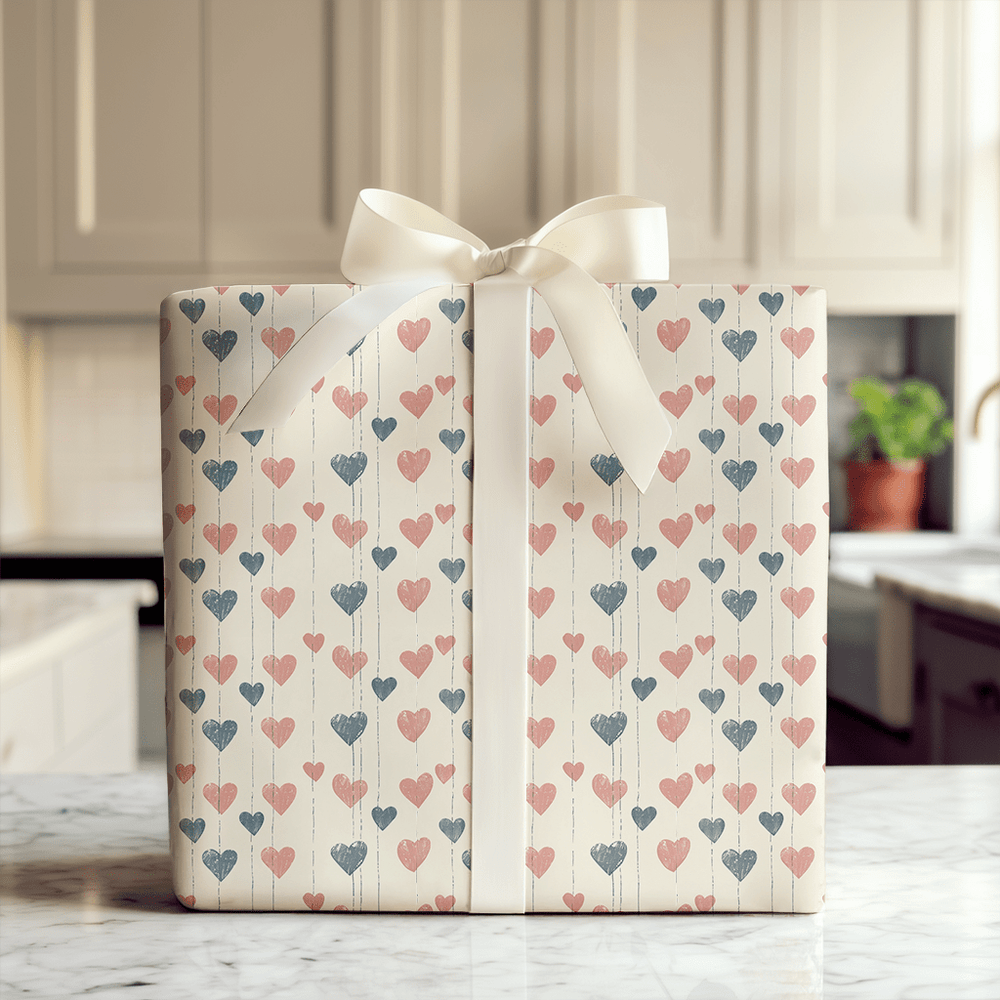 Balloon Hearts - Wrapping Paper - Aspen & Arlo