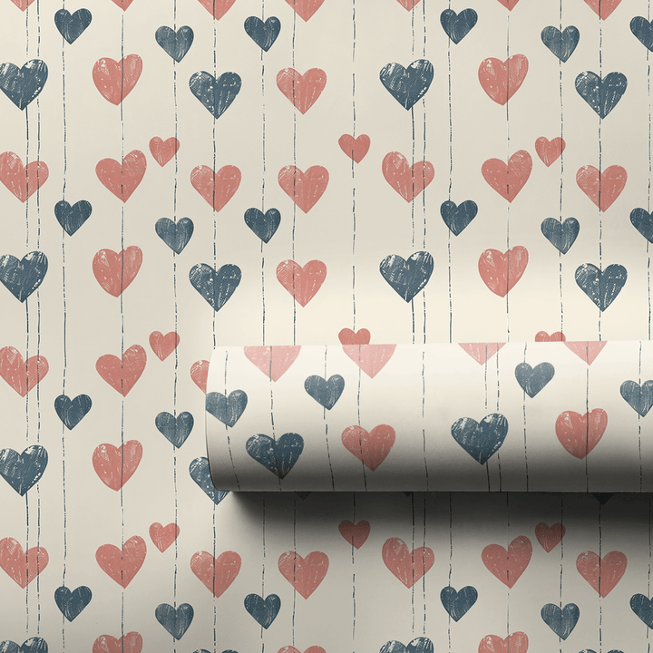 Balloon Hearts - Wrapping Paper - Aspen & Arlo