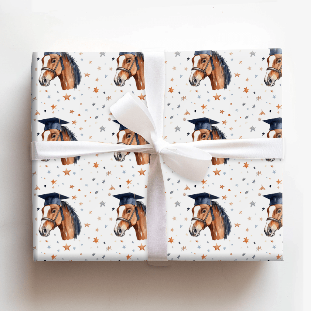 American Saddlebred Graduate - Wrapping Paper - Aspen & Arlo