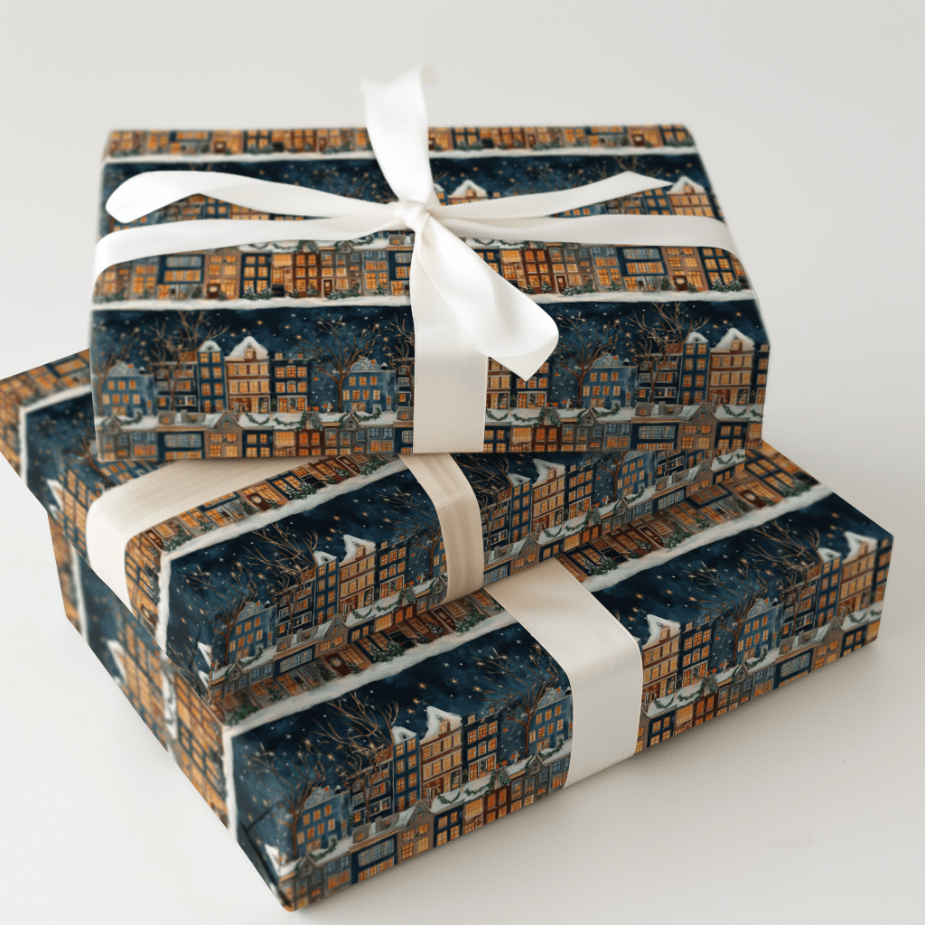 Amsterdam Aglow - Wrapping Paper - Aspen & Arlo