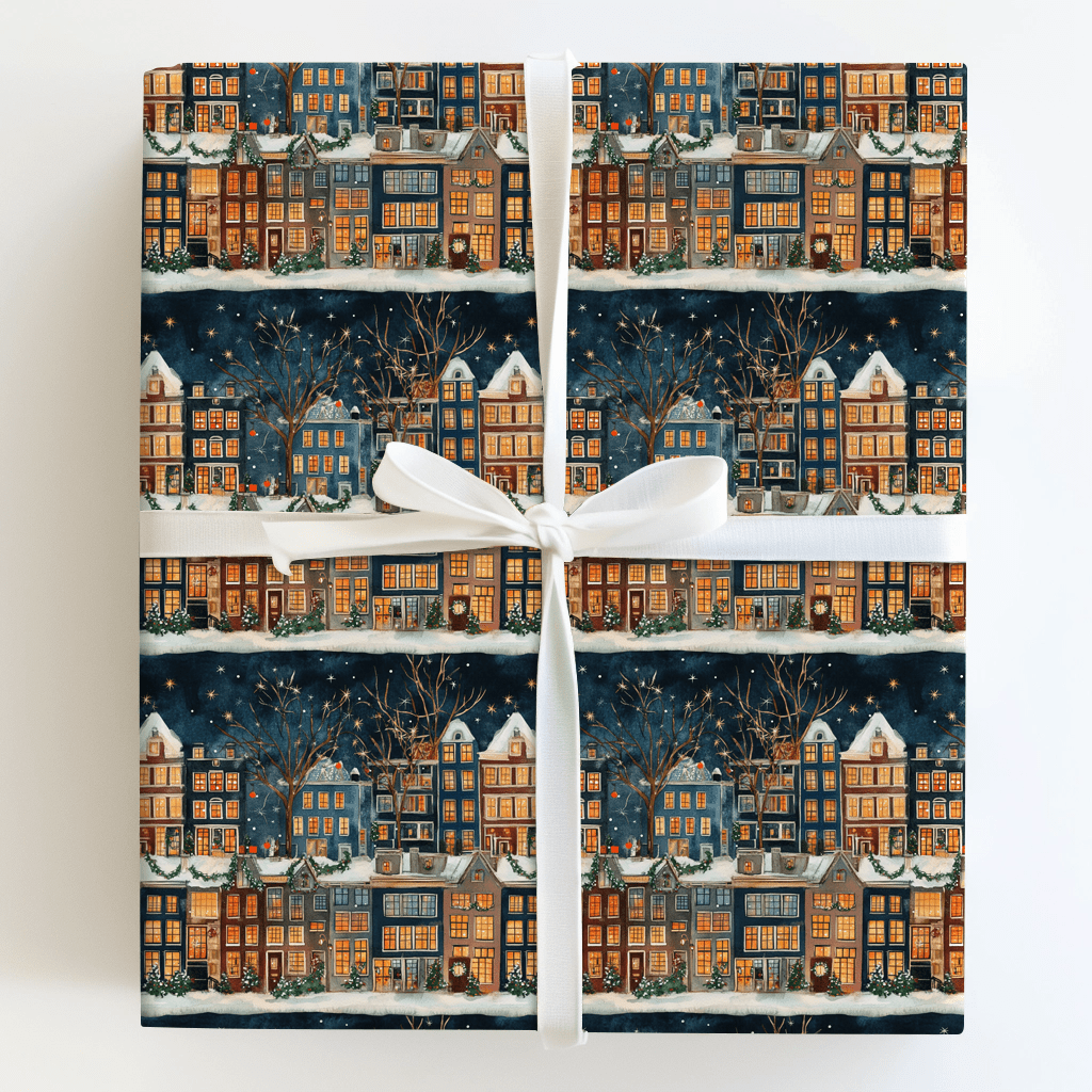 Amsterdam Aglow - Wrapping Paper - Aspen & Arlo