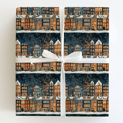 Amsterdam Aglow - Wrapping Paper - Aspen & Arlo