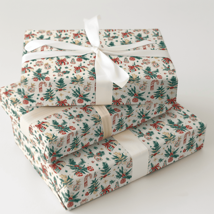 Antique Christmas Eve - Wrapping Paper - Aspen & Arlo