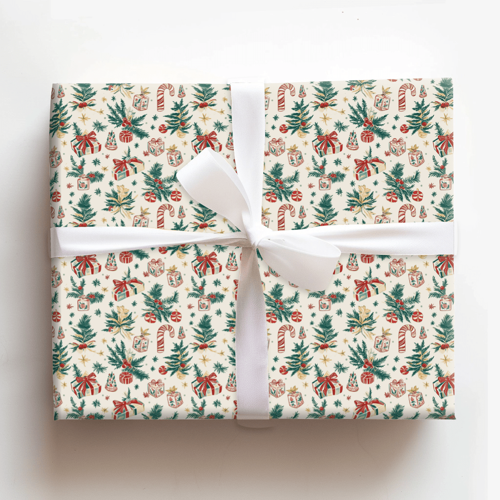 Antique Christmas Eve - Wrapping Paper - Aspen & Arlo