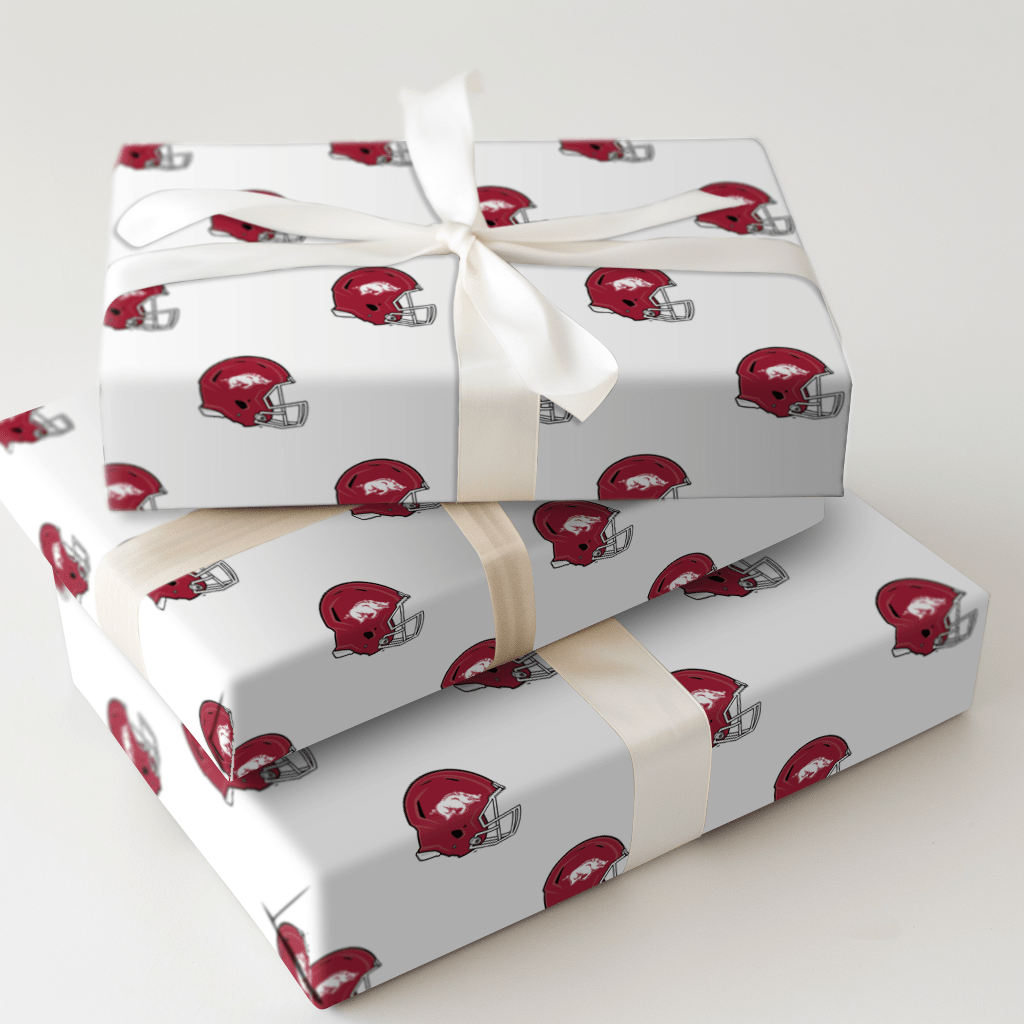 Arkansas Helmet - Wrapping Paper - Aspen & Arlo
