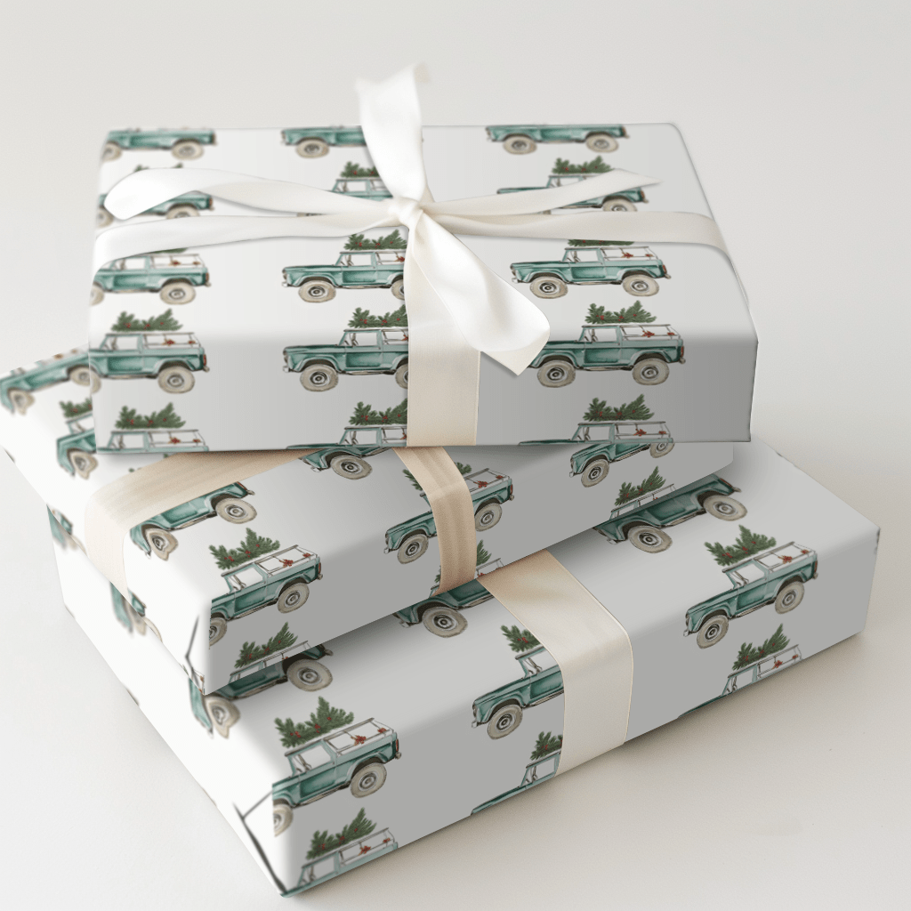 Back Road Holiday - Wrapping Paper - Aspen & Arlo
