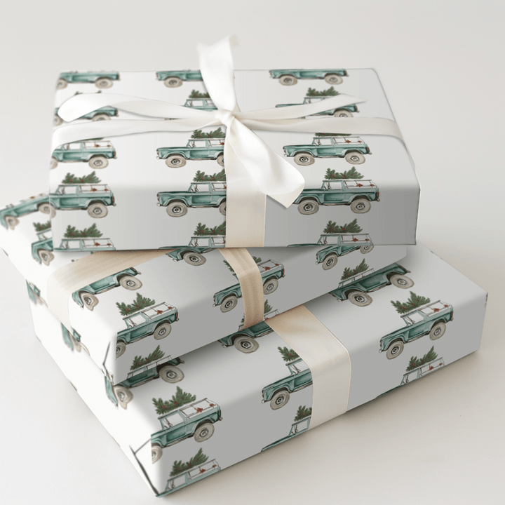 Back Road Holiday - Wrapping Paper - Aspen & Arlo