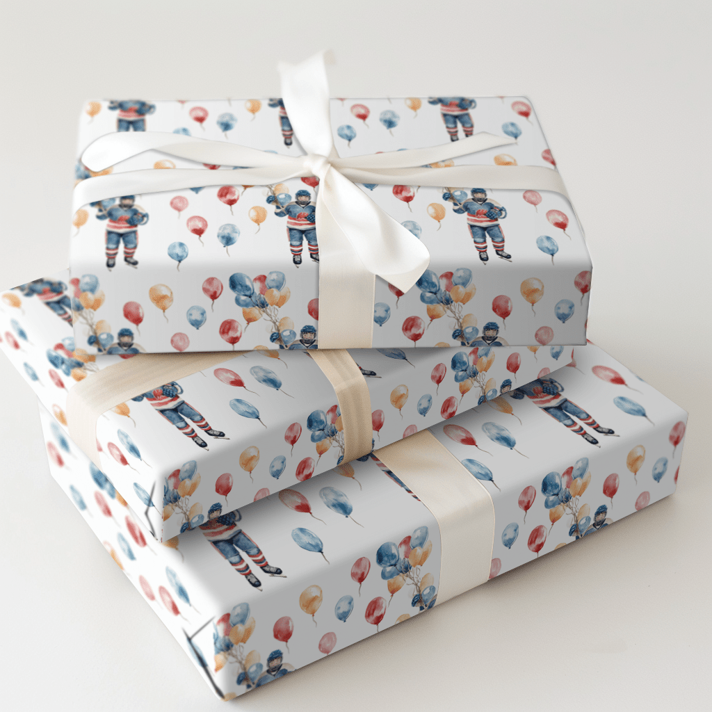 Balloons and Blades - Wrapping Paper - Aspen & Arlo