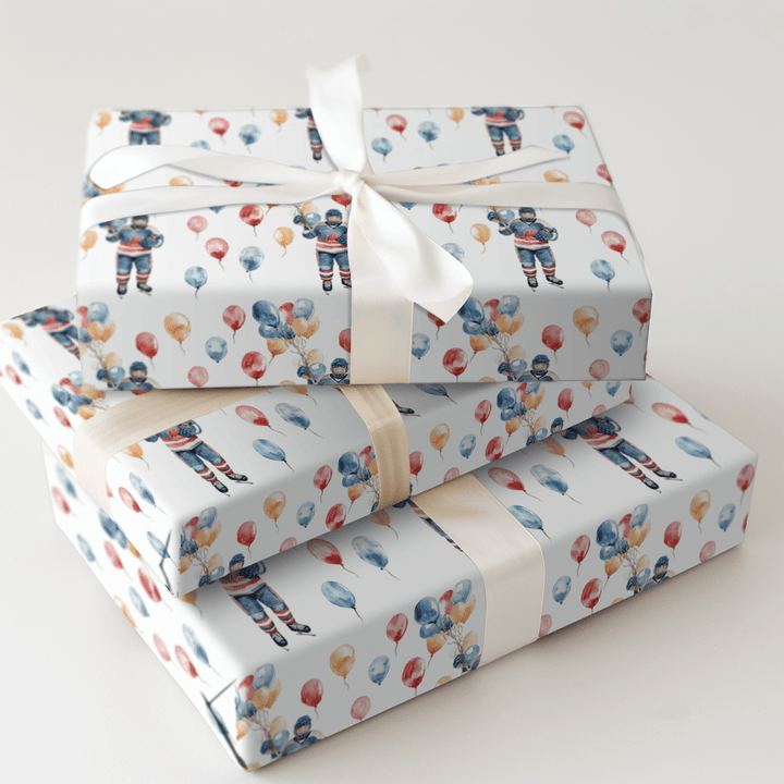 Balloons and Blades - Wrapping Paper - Aspen & Arlo