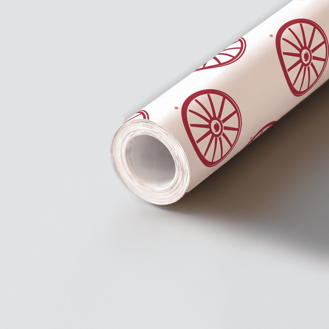 Barrel of Wheels - Wrapping Paper - Aspen & Arlo