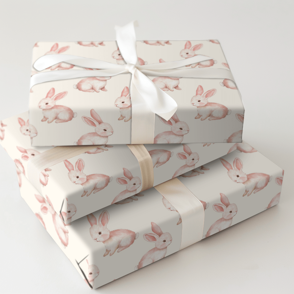 Bashful Pink - Wrapping Paper - Aspen & Arlo