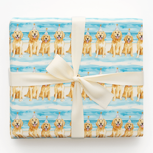 Beach Pawty - Wrapping Paper - Aspen & Arlo
