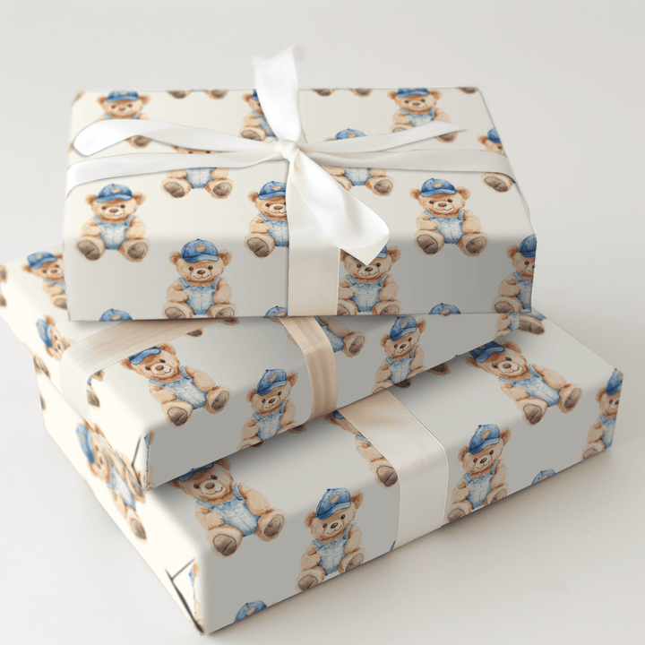 Bear Down - Wrapping Paper - Aspen & Arlo