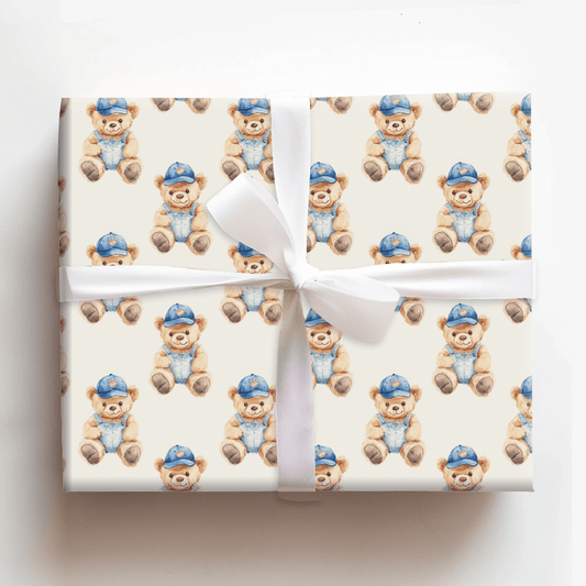 Bear Down - Wrapping Paper - Aspen & Arlo