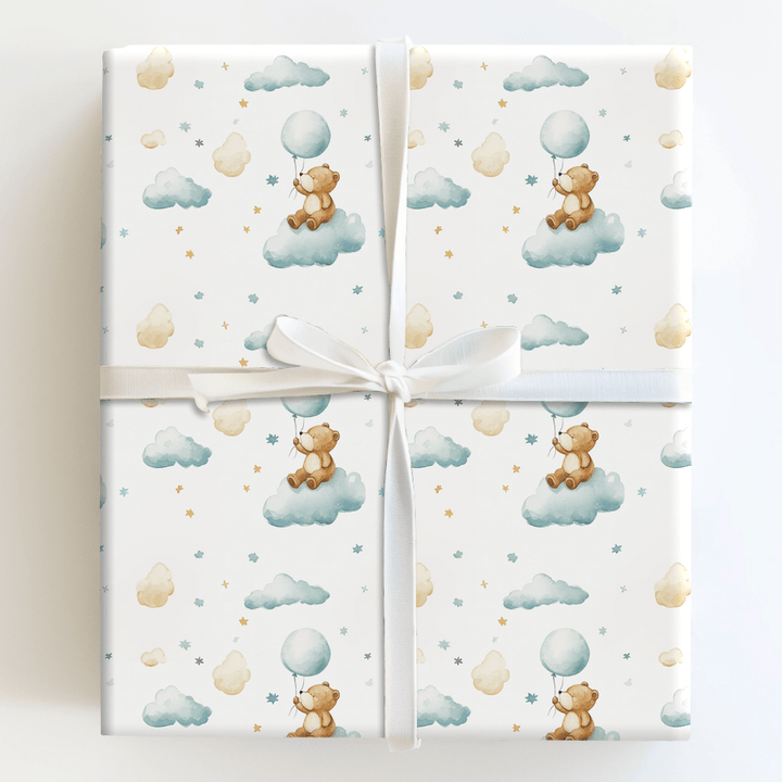 Bearly Floating - Wrapping Paper - Aspen & Arlo