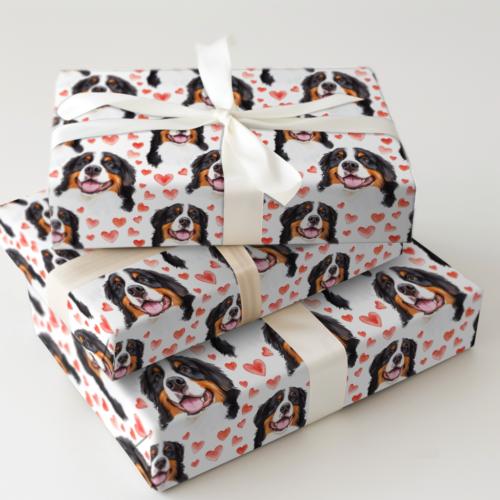 Bernese Mountain Dog Valentine