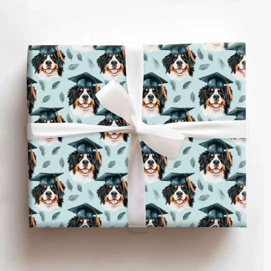 Bernese Mountain Graduate - Wrapping Paper - Aspen & Arlo