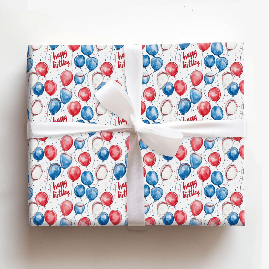 Birthday Grand Slam - Wrapping Paper - Aspen & Arlo