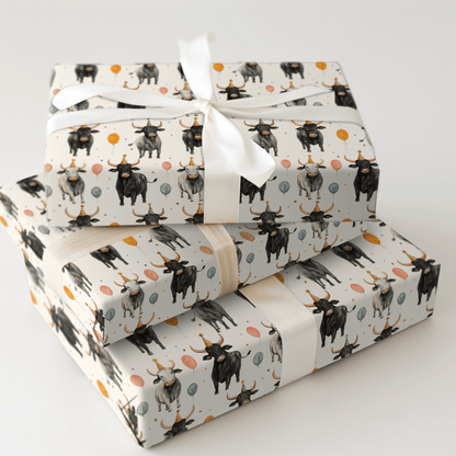 Birthday Stampede - Wrapping Paper - Aspen & Arlo