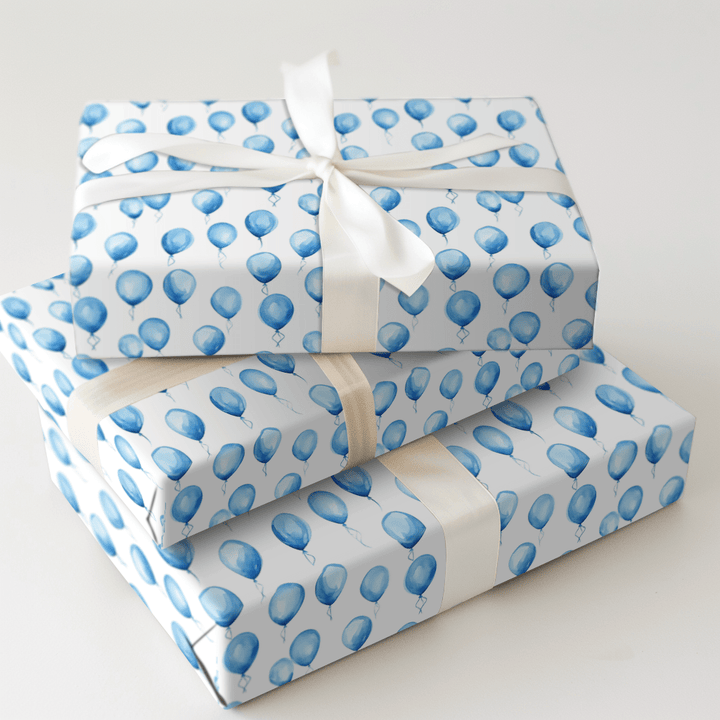 Blowing in the Blue - Wrapping Paper - Aspen & Arlo