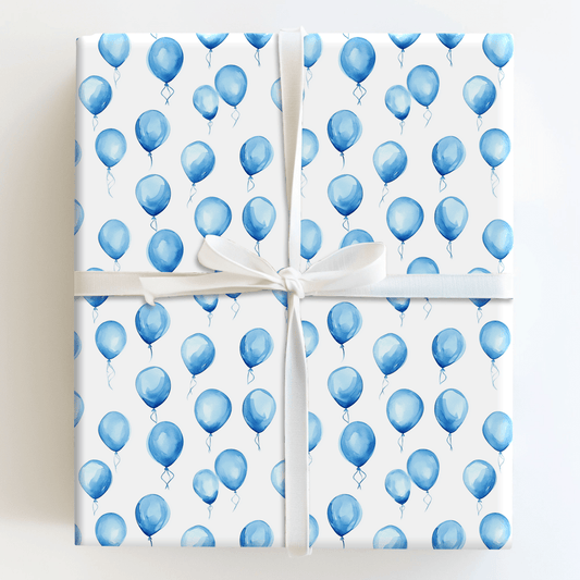 Blowing in the Blue - Wrapping Paper - Aspen & Arlo