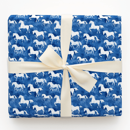 Blue Canter - Wrapping Paper - Aspen & Arlo