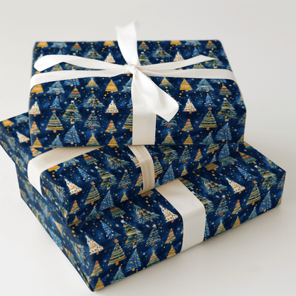 Blue Christmas - Wrapping Paper - Aspen & Arlo