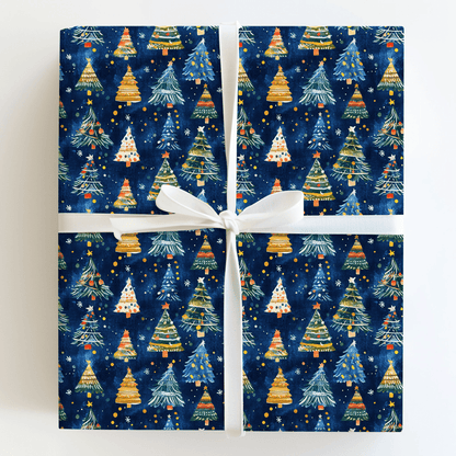 Blue Christmas - Wrapping Paper - Aspen & Arlo