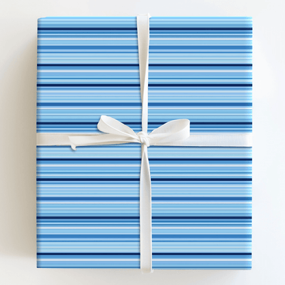 Blueberry Stripes - Wrapping Paper - Aspen & Arlo