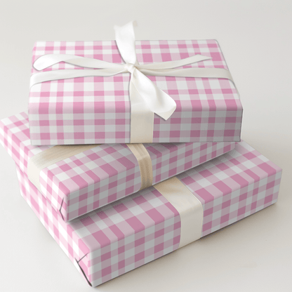 Blushing Check - Wrapping Paper - Aspen & Arlo
