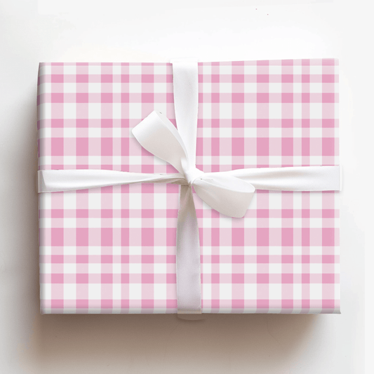 Blushing Check - Wrapping Paper - Aspen & Arlo