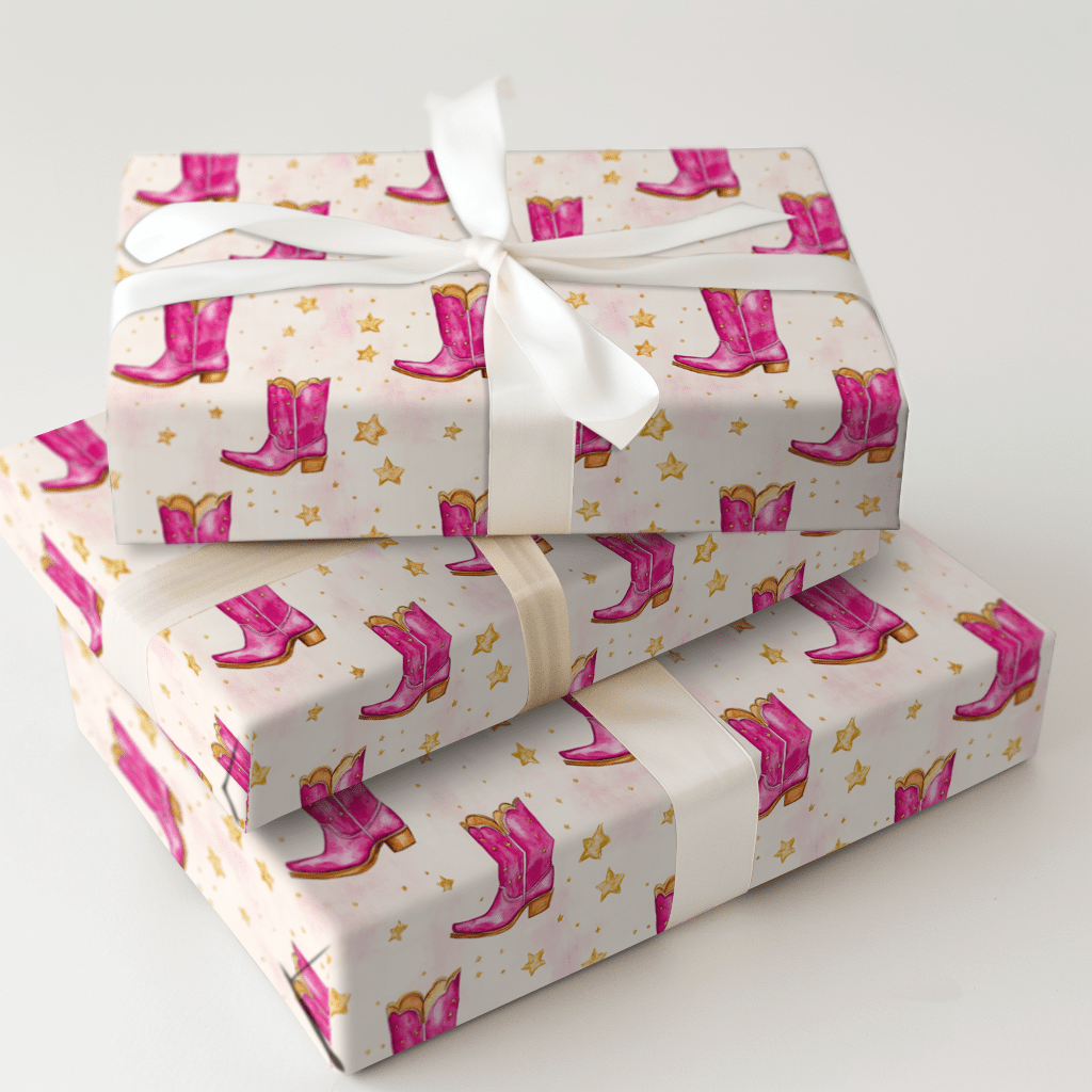 Boot Scootin Birthday - Wrapping Paper - Aspen & Arlo