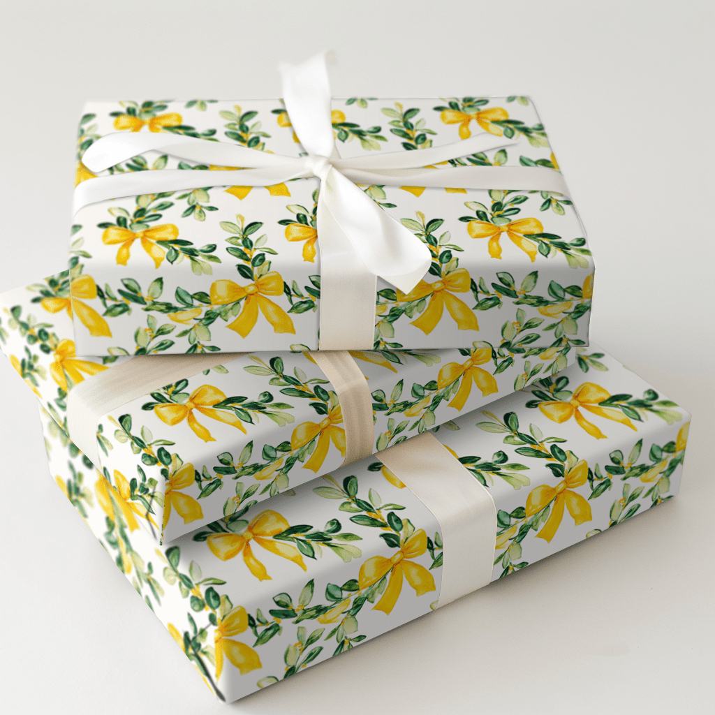 Bow Bright - Wrapping Paper - Aspen & Arlo