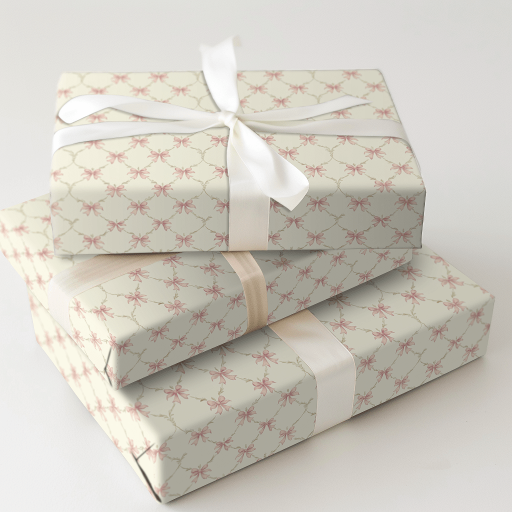 Bowtiful Beginnings - Wrapping Paper - Aspen & Arlo
