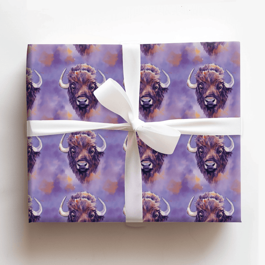 Buffalo Purple - Wrapping Paper - Aspen & Arlo