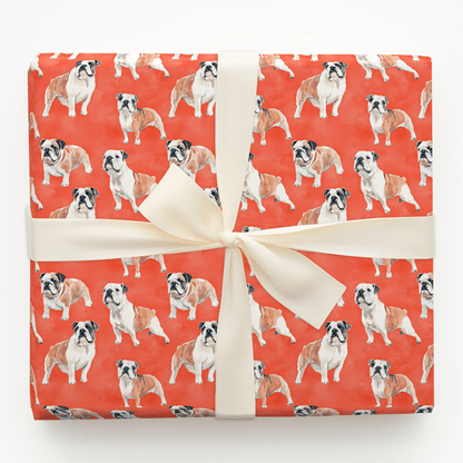 Bulldog Pride - Wrapping Paper - Aspen & Arlo