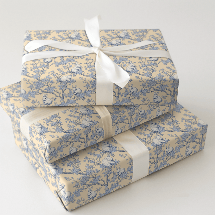 Bunny Blues - Wrapping Paper - Aspen & Arlo