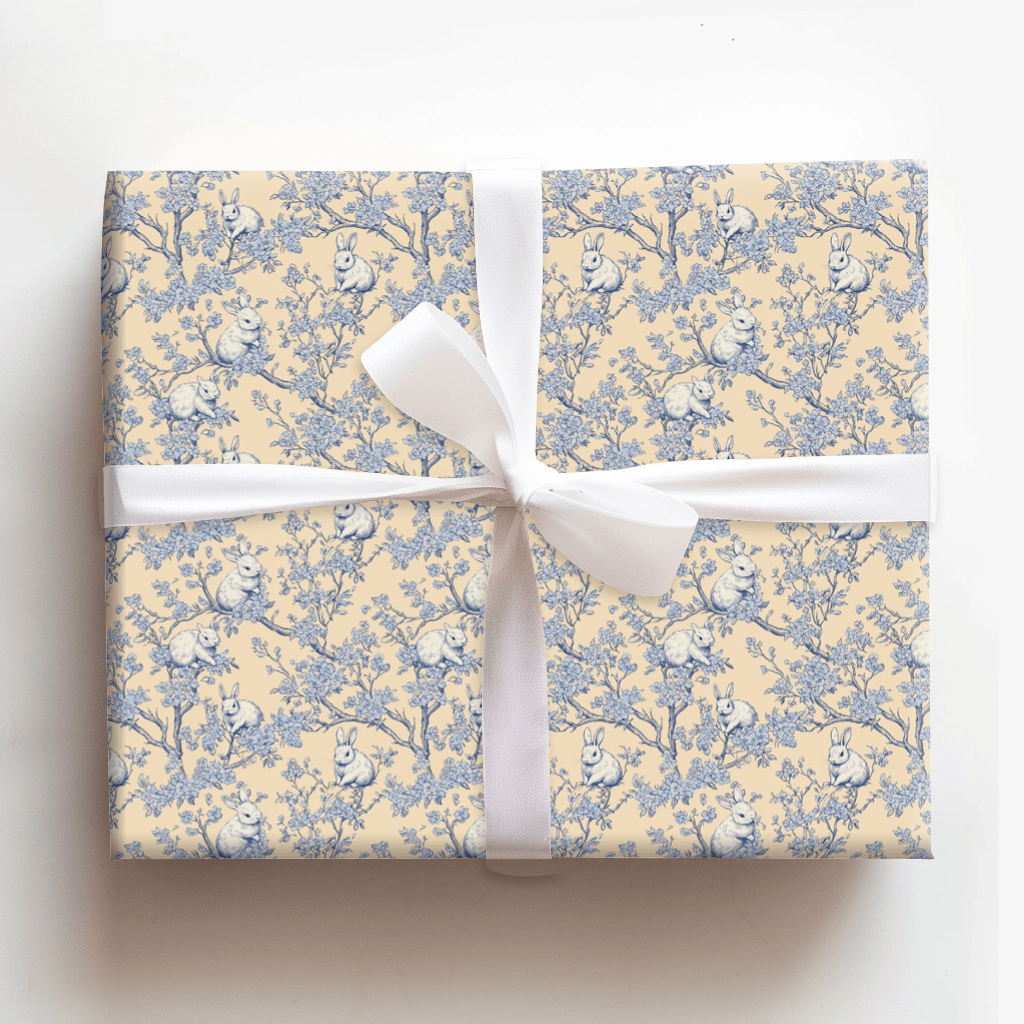 Bunny Blues - Wrapping Paper - Aspen & Arlo