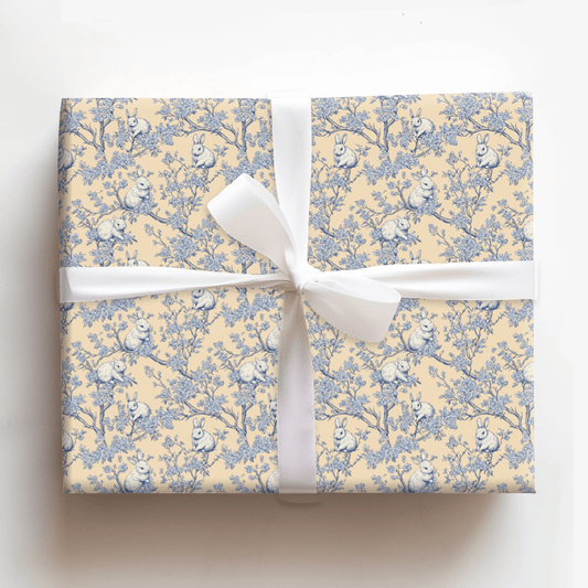 Bunny Blues - Wrapping Paper - Aspen & Arlo