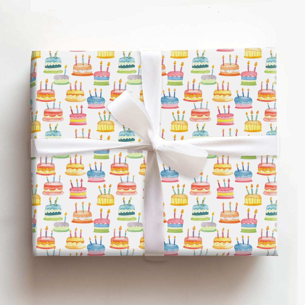 Cake Overload Wrapping Paper: Birthday Gift Wrap for Boys and Girls ...